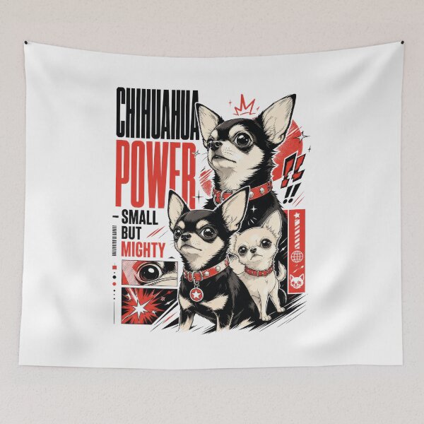Item preview, Chihuahua Power Small But Mighty Urban Kawaii designed and sold by AntiqueImages.