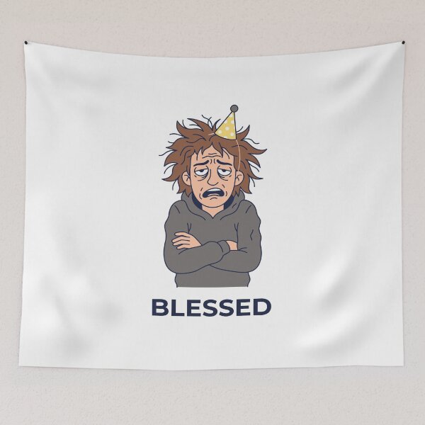 Item preview, Blessed Frazzled Exhausted Mood designed and sold by Pepeud.