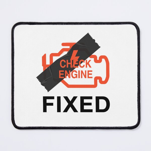 Item preview, Check Engine Light Tape Fix designed and sold by Pepeud.