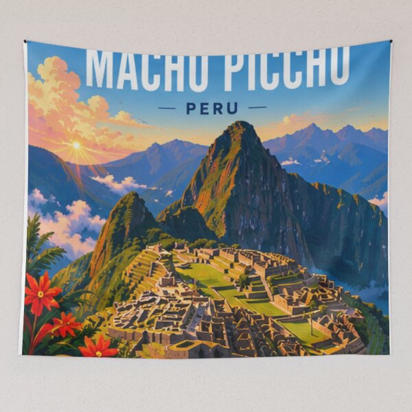 Item preview, Graphic of Machu picchu designed and sold by VelumStudio.