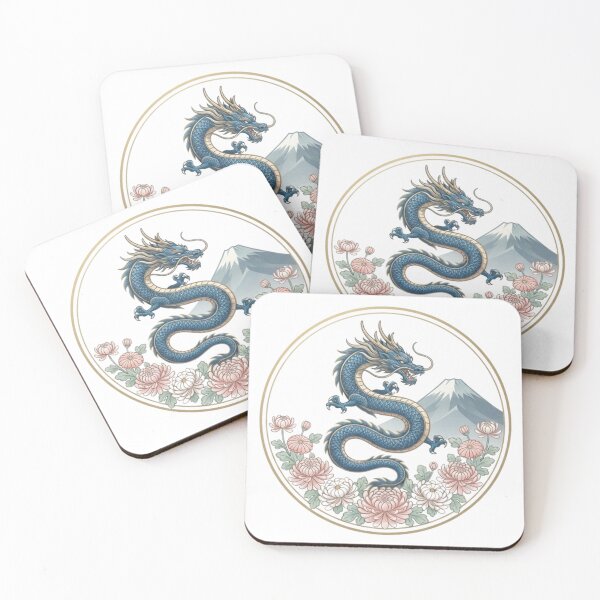 Item preview, Japan, dragons and cherry blossoms designed and sold by YBY1981.