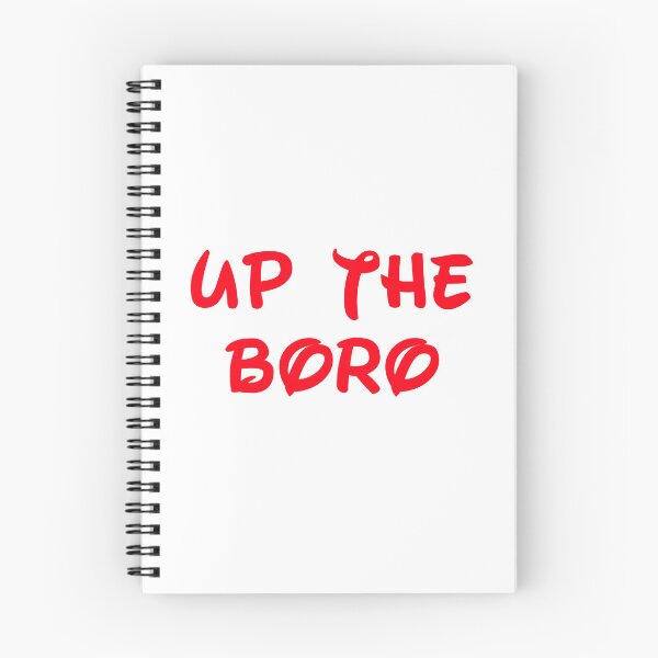 Item preview, Up The Boro Theme Park Parody Middlesbrough Reds designed and sold by Logo-A-GoGo.