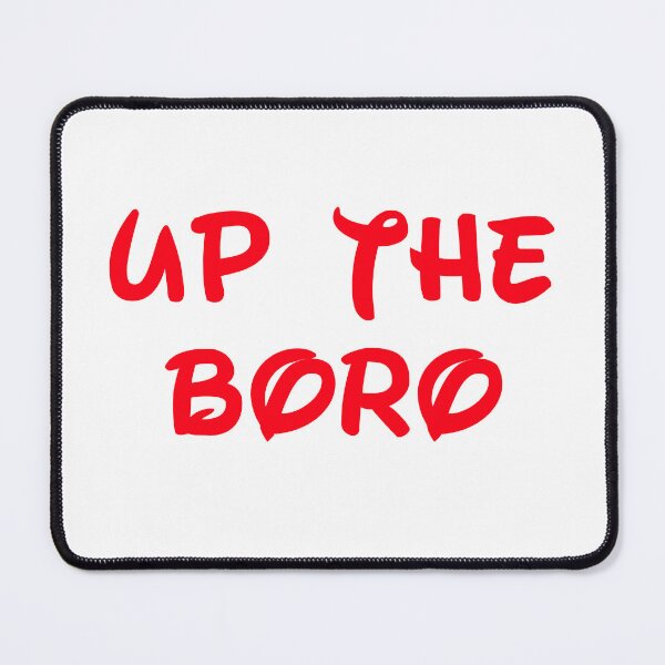 Item preview, Up The Boro Theme Park Parody Middlesbrough Reds designed and sold by Logo-A-GoGo.