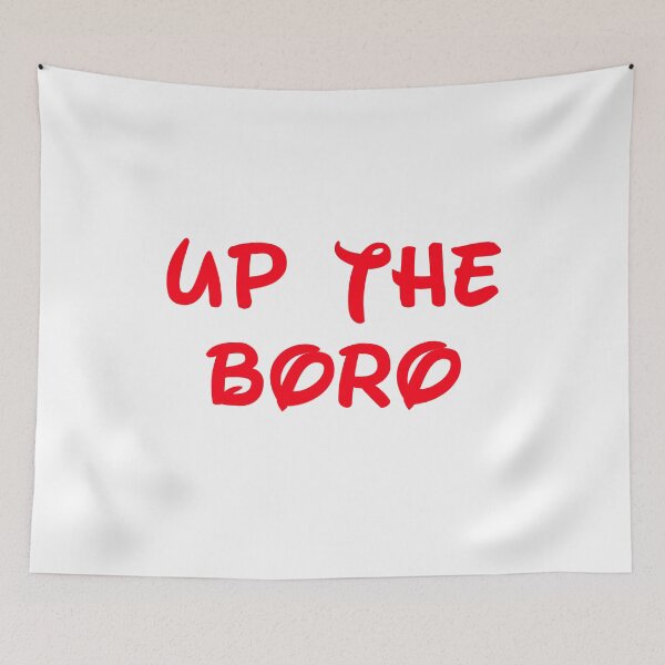 Item preview, Up The Boro Theme Park Parody Middlesbrough Reds designed and sold by Logo-A-GoGo.