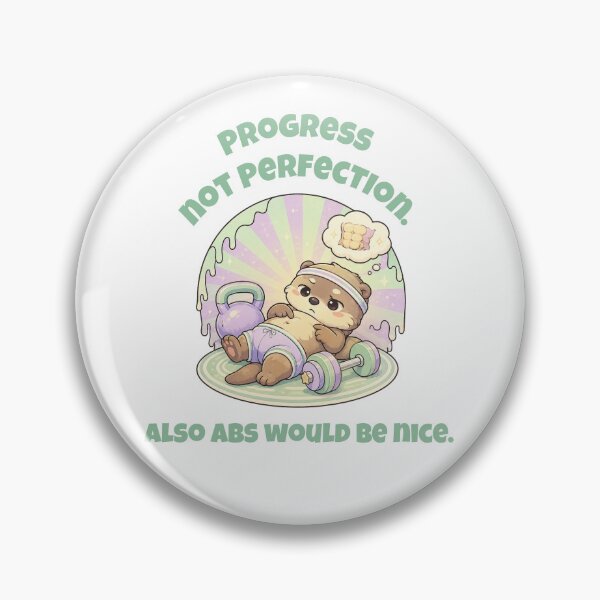 Artikelvorschau, Cute Otter Dreaming Of Abs At Gym entworfen und verkauft von CrtclMess.
