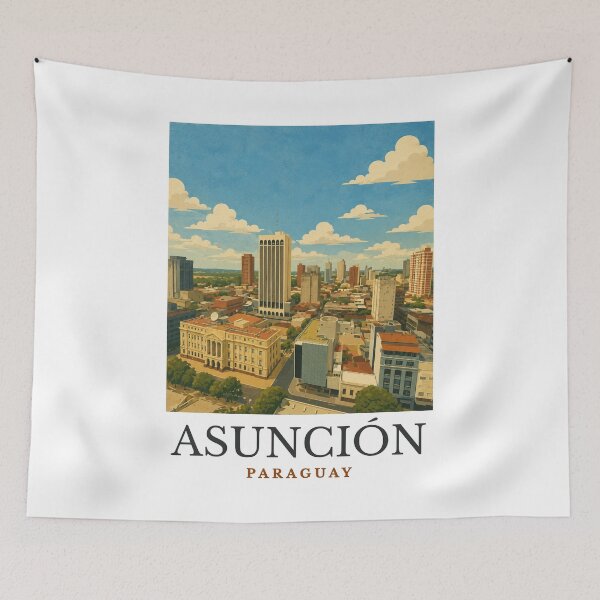 Item preview, Asunción - Paraguay designed and sold by GoodOldVintage.