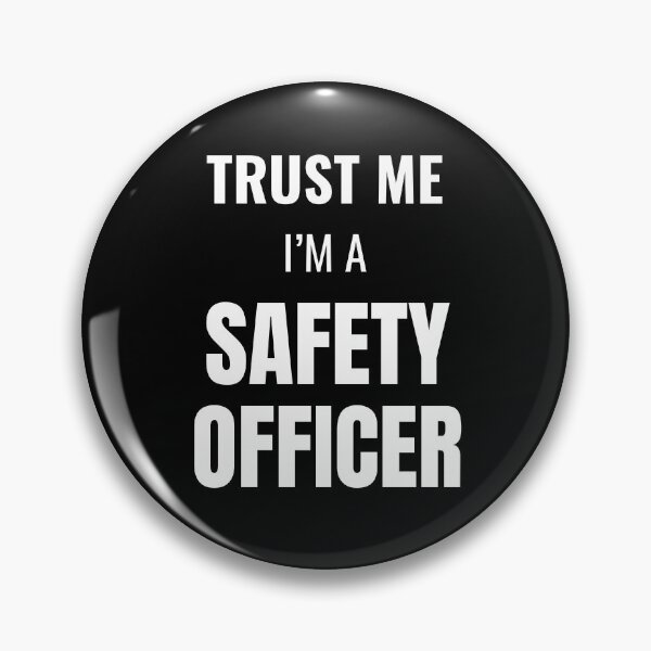 Item preview, Trust Me I'm a Safety Officer (White) designed and sold by ShipCrewNation.