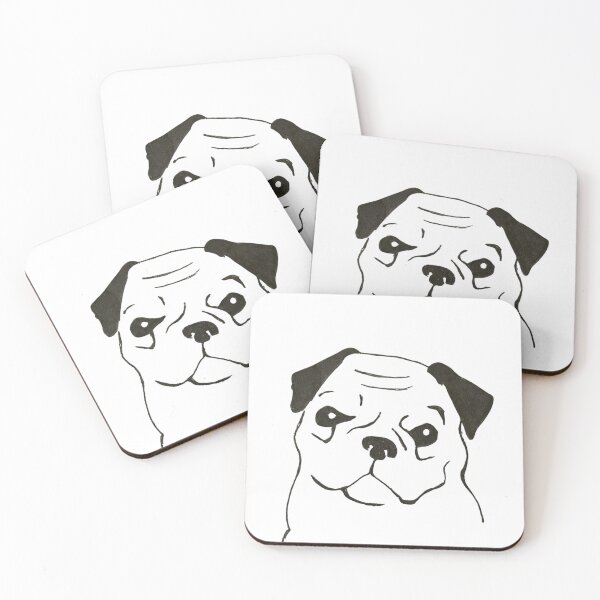 Item preview, Pug silhouette designed and sold by San-shine-arts.
