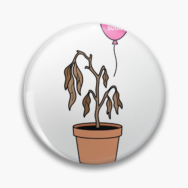 Item preview, Dead Houseplant Get Well Soon  designed and sold by Pepeud.