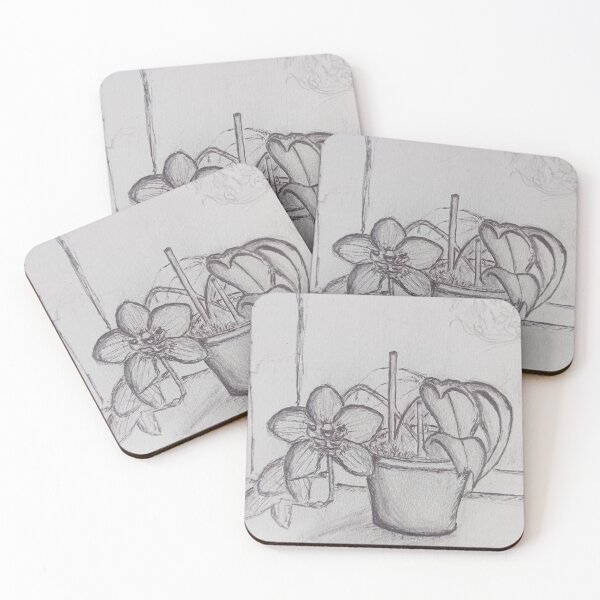Item preview, Orchid, Pencil Sketch, Botanical Art designed and sold by Gabissq.