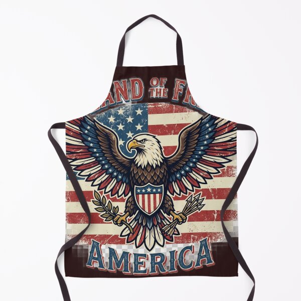 Item preview, Retro Patriotic USA Eagle and Stars Grunge Art designed and sold by Sarvionstudio.