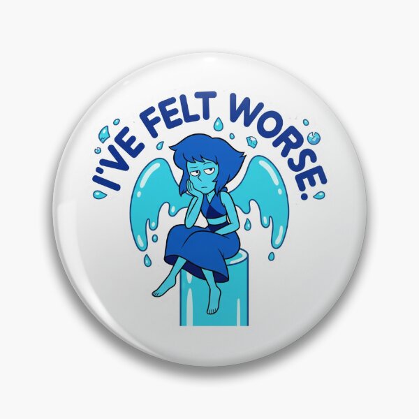 Item preview, Lapis Lazuli I've Felt Worse Water Wings Quote designed and sold by 0Zetgest.