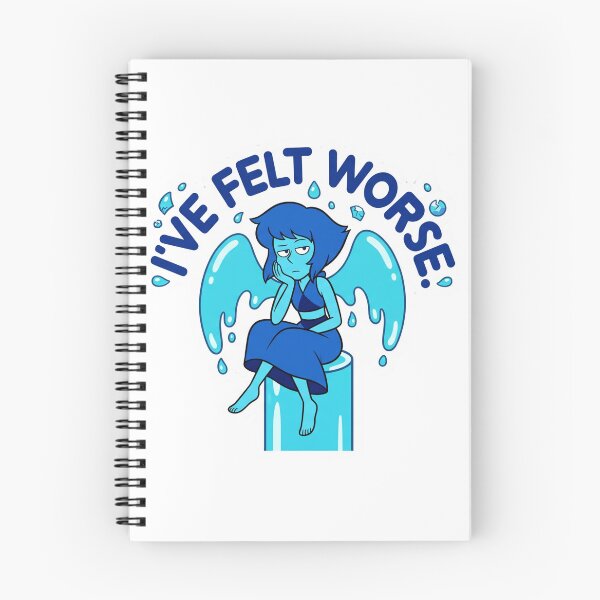 Item preview, Lapis Lazuli I've Felt Worse Water Wings Quote designed and sold by 0Zetgest.