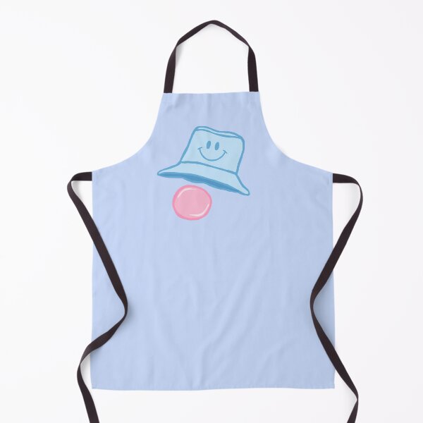 Item preview, Cartoon Baby Blue Smiley Bucket Hat with Bubblegum designed and sold by CamilasPrints.