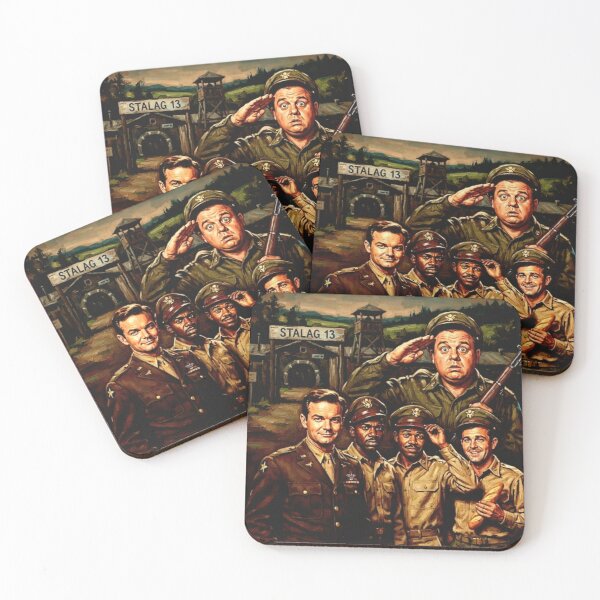 Item preview, Hogan's Heroes Retro Military Sitcom Stalag 13 Operation Tribute Art TV Show Poster designed and sold by Art's Diner.