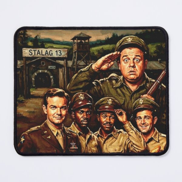 Item preview, Hogan's Heroes Retro Military Sitcom Stalag 13 Operation Tribute Art TV Show Poster designed and sold by Art's Diner.