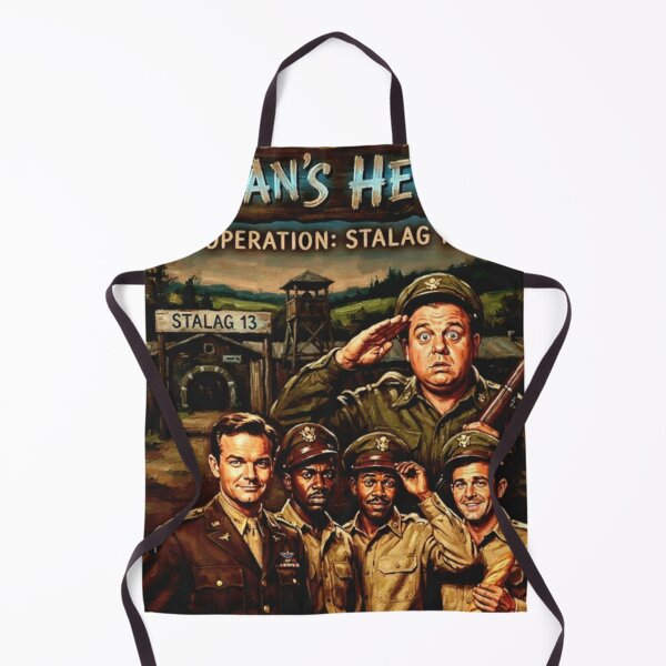 Item preview, Hogan's Heroes Retro Military Sitcom Stalag 13 Operation Tribute Art TV Show Poster designed and sold by Art's Diner.