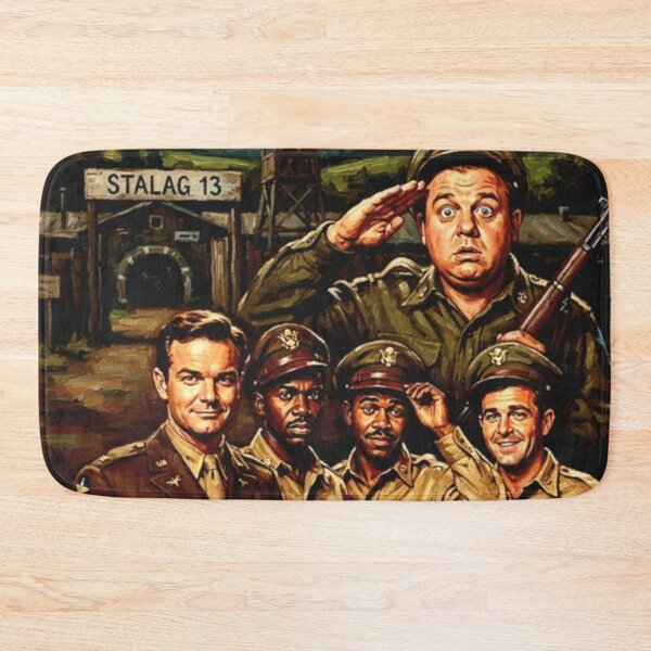 Item preview, Hogan's Heroes Retro Military Sitcom Stalag 13 Operation Tribute Art TV Show Poster designed and sold by Art's Diner.