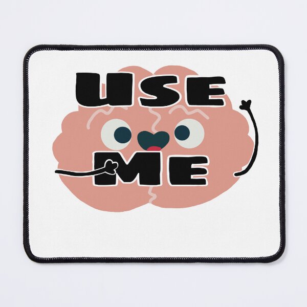 Item preview, Use Me Funny Brain Cartoon Art designed and sold by MennaAllah12.