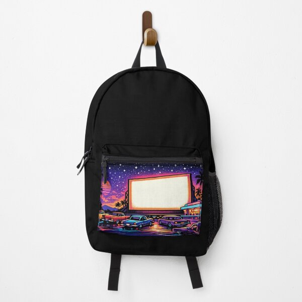Item preview, Retro Drive-In Movie Theater Neon Cars - Vaporwave designed and sold by irfanshikh.