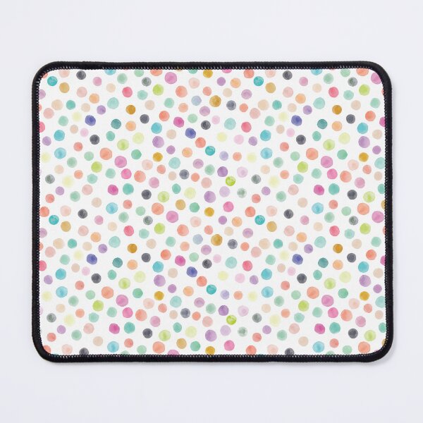 Item preview, Seamless pattern of colorful watercolor polka dots designed and sold by AlicinaM.