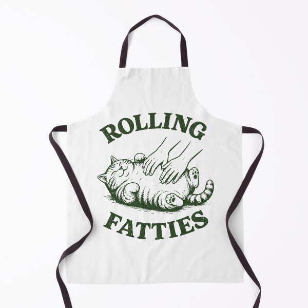 Item preview, Rolling Fatties Cat – Funny Vintage Cat Design designed and sold by Mavriboy.