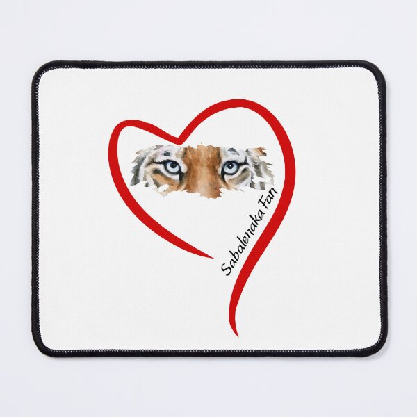 Item preview, Tennis Shirt. Tiger Looking in a Heart Shape. Sabalenka Fan. Gift for Sabalenka Fan, Gift for a Tennis Lover designed and sold by ShrimpAndGrits.