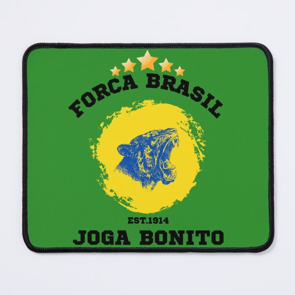 Item preview, Forca Brasil Jaguar Football Fan Graphic designed and sold by WildTrace.