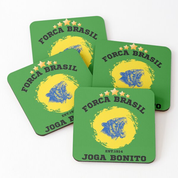 Item preview, Forca Brasil Jaguar Football Fan Graphic designed and sold by WildTrace.