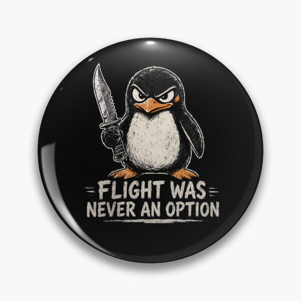 Item preview, Flight Was Never An Option Penguin  designed and sold by IdealDo.