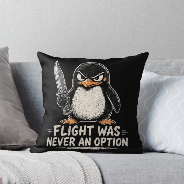 Item preview, Flight Was Never An Option Penguin  designed and sold by IdealDo.