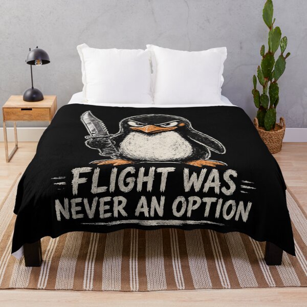 Item preview, Flight Was Never An Option Penguin  designed and sold by IdealDo.