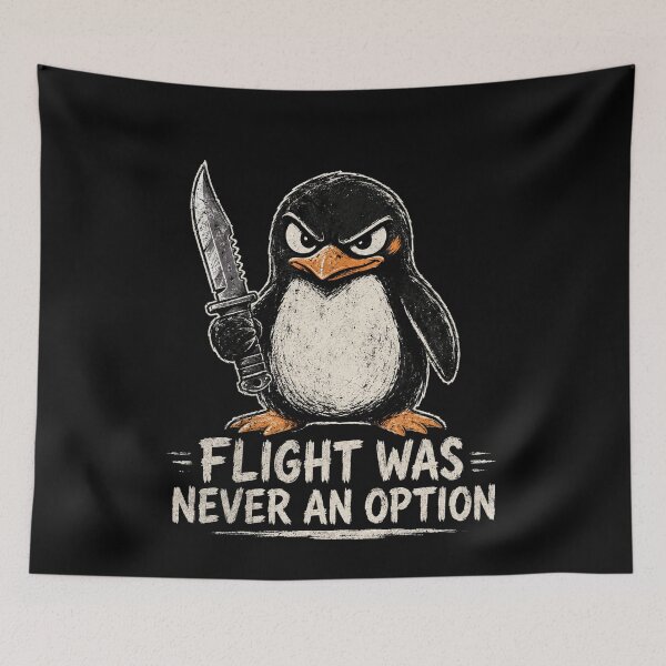 Item preview, Flight Was Never An Option Penguin  designed and sold by IdealDo.