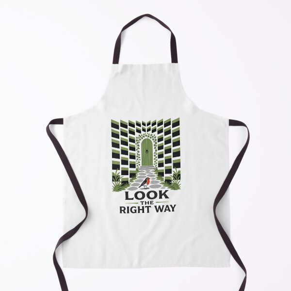 Item preview, The Secret Garden Look The Right Way Geometric Perspective Op Art designed and sold by Fenay Designs.