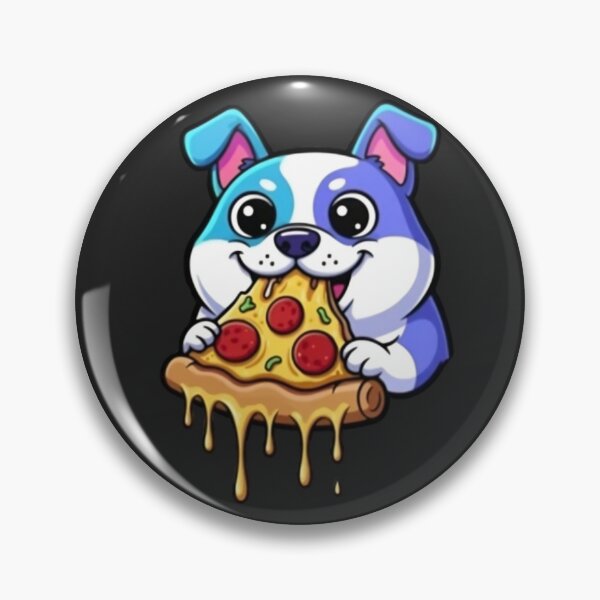 Item preview, Funny Pizza Dog Sarcastic Foodie Spooky Vibes designed and sold by Kyilestore.