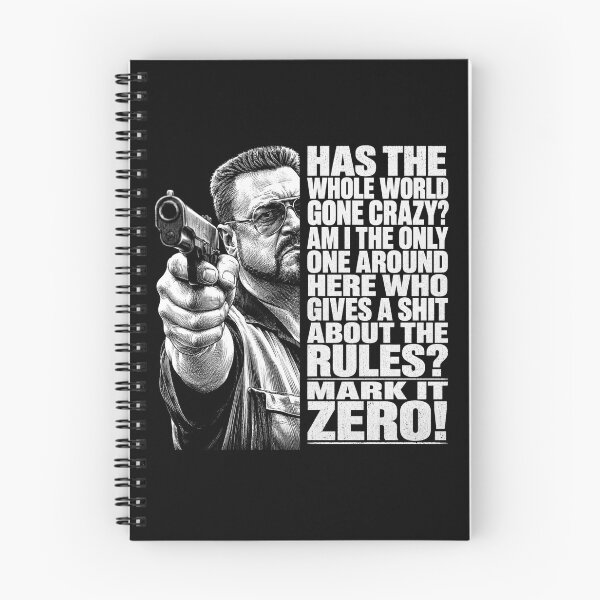 Item preview, Lebowski Walter Mark It Zero designed and sold by calypso-designs.