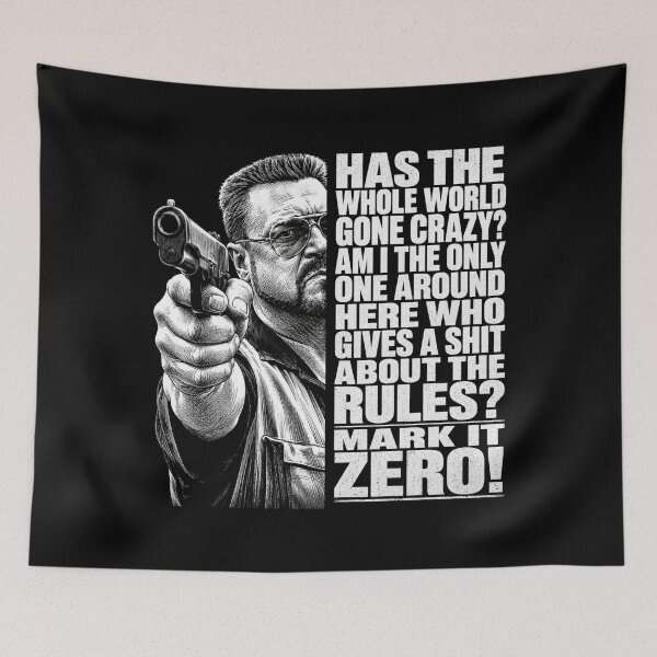 Item preview, Lebowski Walter Mark It Zero designed and sold by calypso-designs.
