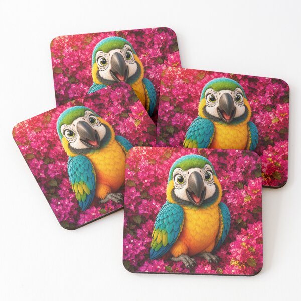 Item preview, Cute Blue and Yellow Macaw Portrait designed and sold by Rohan132.