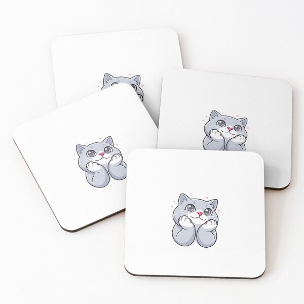 Item preview, Cute Kawaii Little White Cat designed and sold by MO11185.