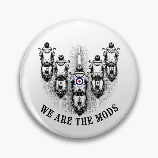 Aperçu de l'œuvre Mods and Scooters. créée et vendue par RetroPaul63.