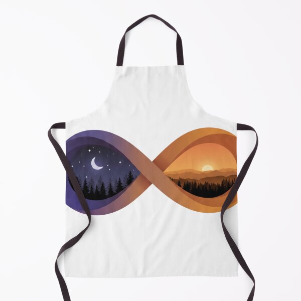 Item preview, Infinite Day and Night Mountain Landscape designed and sold by GabeMountainArt.