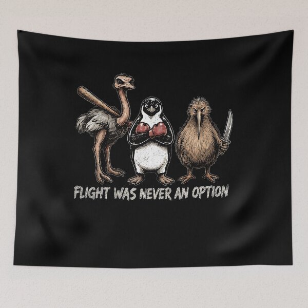 Item preview, Funny Birds Squad Vintage Flight was Never an Option  designed and sold by IdealDo.