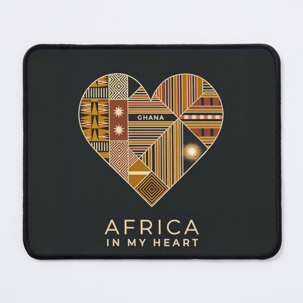Item preview, Ghana Heart Design "Africa In My Heart" On designed and sold by DesigntshirtWB.