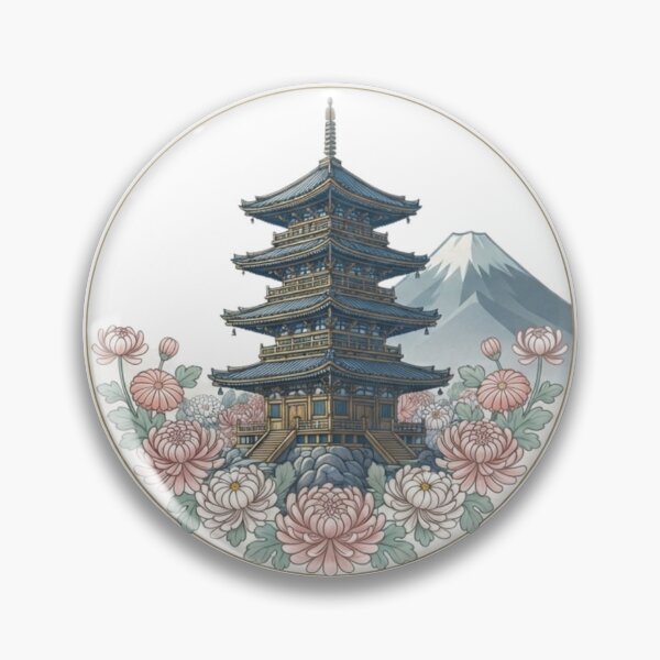 Item preview, Japan, temples and Mount Fuji designed and sold by YBY1981.