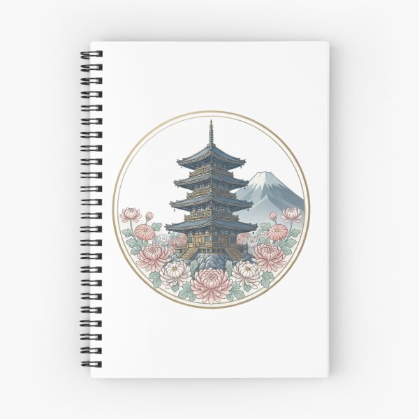 Item preview, Japan, temples and Mount Fuji designed and sold by YBY1981.