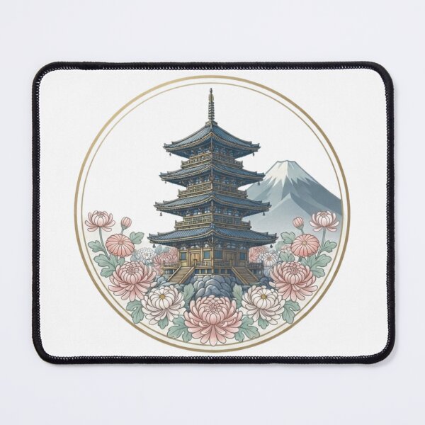 Item preview, Japan, temples and Mount Fuji designed and sold by YBY1981.