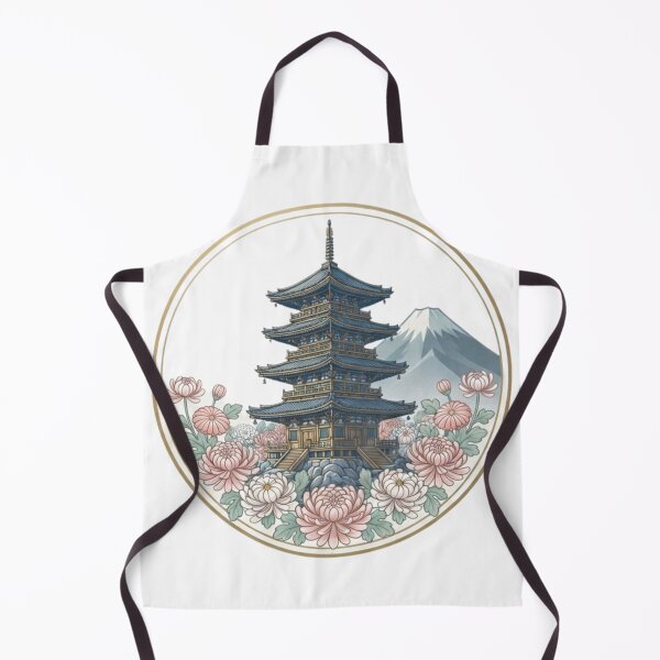 Item preview, Japan, temples and Mount Fuji designed and sold by YBY1981.