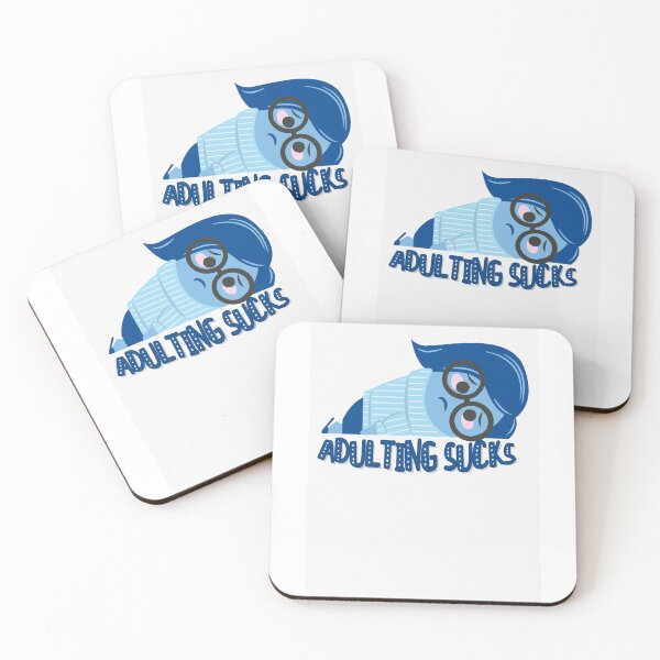 Item preview, Adulting sucks Cartoon  designed and sold by JohnyOcon02.