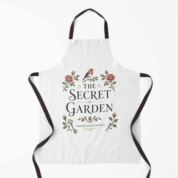 Item preview, The Secret Garden Frances Hodgson Burnett Vintage Key Rose Robin designed and sold by Fenay Designs.