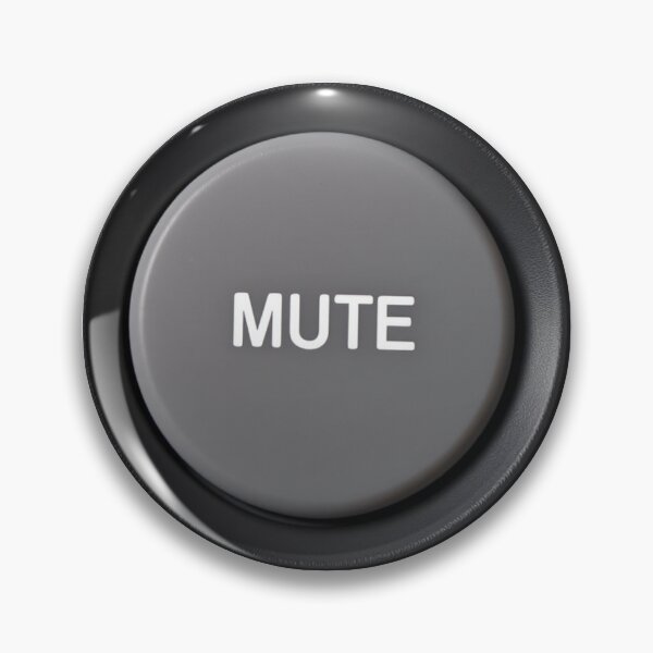 Item preview, The Mute Button print designed and sold by Lichentroupe63.